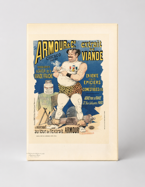 Armour & Co Extrait de Viande 1890s - Belle Époque Vintage Poster Wall Art
