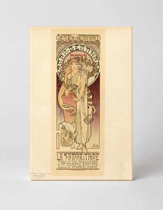 La Samaritaine 1897 - Art Nouveau Theatre Vintage Poster Wall Art
