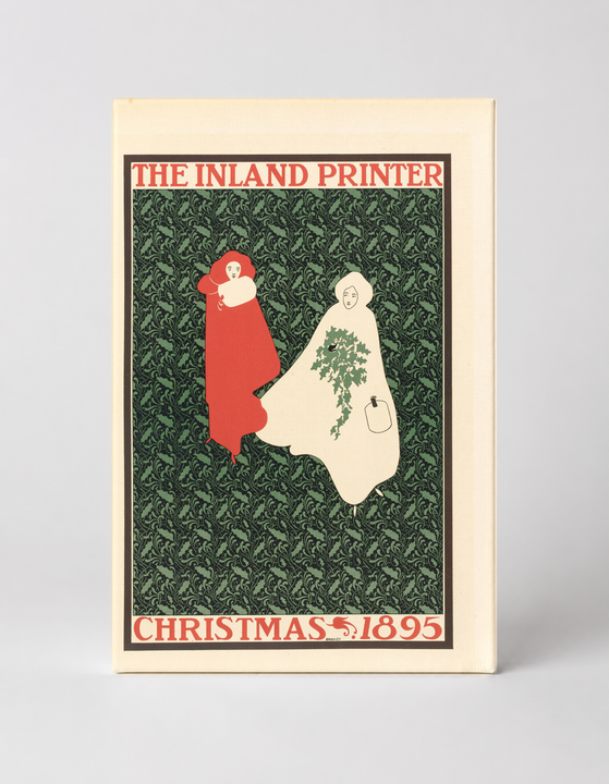 The Inland Printer Christmas 1895 - Victorian Art Nouveau Vintage Poster Wall Art