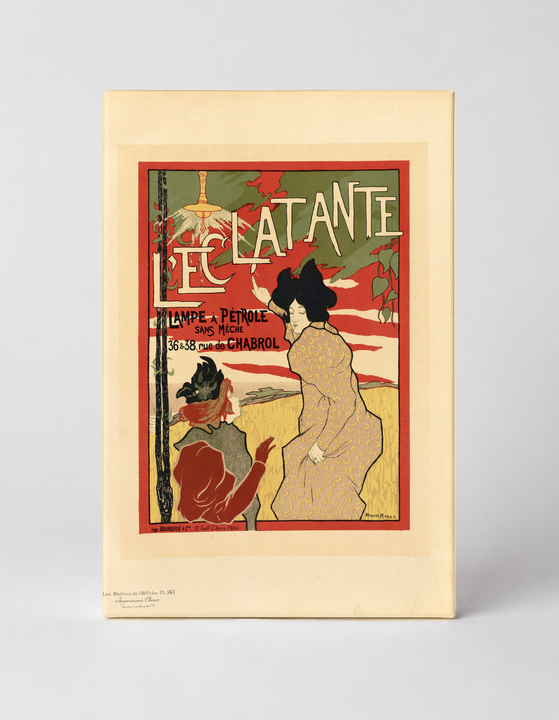 L'Eclatante Lampe à Pétrole 1897 – Art Nouveau Vintage Poster Wall Art