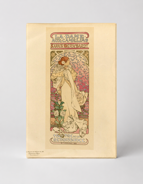 La Dame aux Camélias Sarah Bernhardt 1896 - Art Nouveau Vintage Poster Wall Art