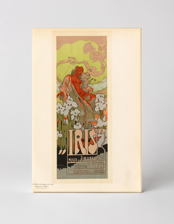 Iris Opera 1898 - Art Nouveau Vintage Poster Canvas Wall Art