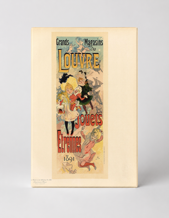 Grands Magasins du Louvre Jouets Etrennes 1891 - Belle Époque Vintage Poster Wall Art