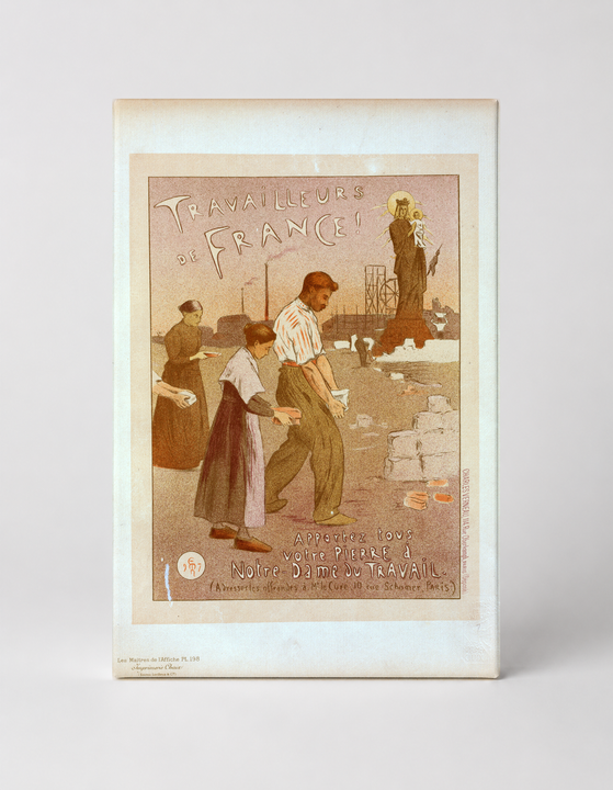 Travailleurs de France 1900 - Belle Époque Labor Vintage Poster Wall Art