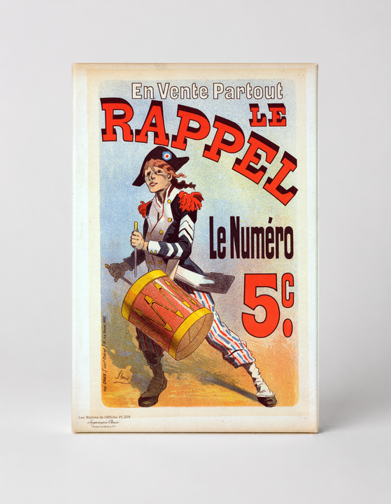 Le Rappel Newspaper 1890s - French Belle Époque Vintage Poster Wall Art