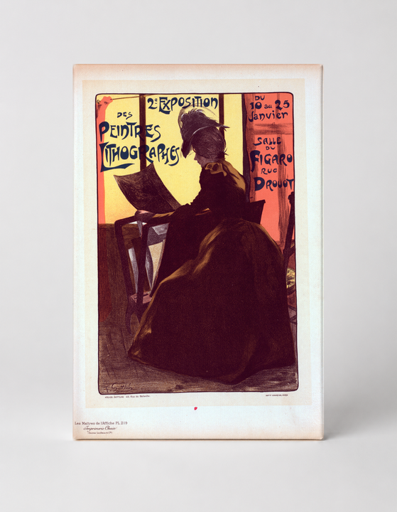 Peintres Lithographes 1897 - Belle Époque French Exhibition Vintage Poster Wall Art