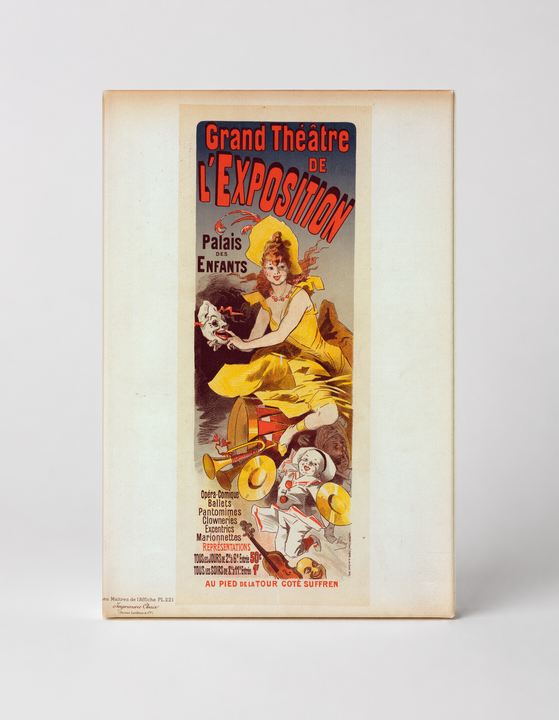 Grand Theatre de l'Exposition Palais des Enfants 1889 - Belle Époque Vintage Poster Wall Art