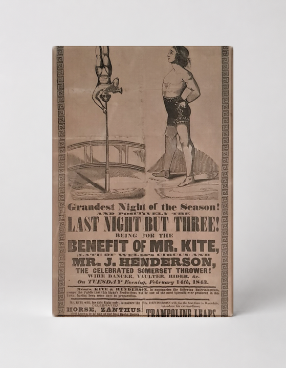 Pablo Fanque's Circus Royal 1843 - Victorian Circus Vintage Poster Wall Art