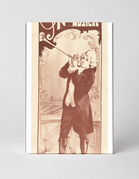 Mi-Naturel Musical 1890s - Belle Époque Vintage Theatre Poster Wall Art