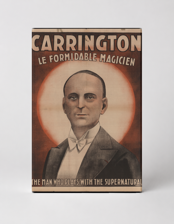 Carrington Le Formidable Magicien 1900s - Vintage Magic Poster Wall Art