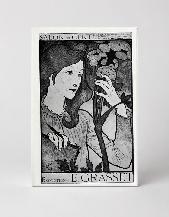 Salon des Cent E. Grasset 1894 - Art Nouveau Vintage Poster Wall Art