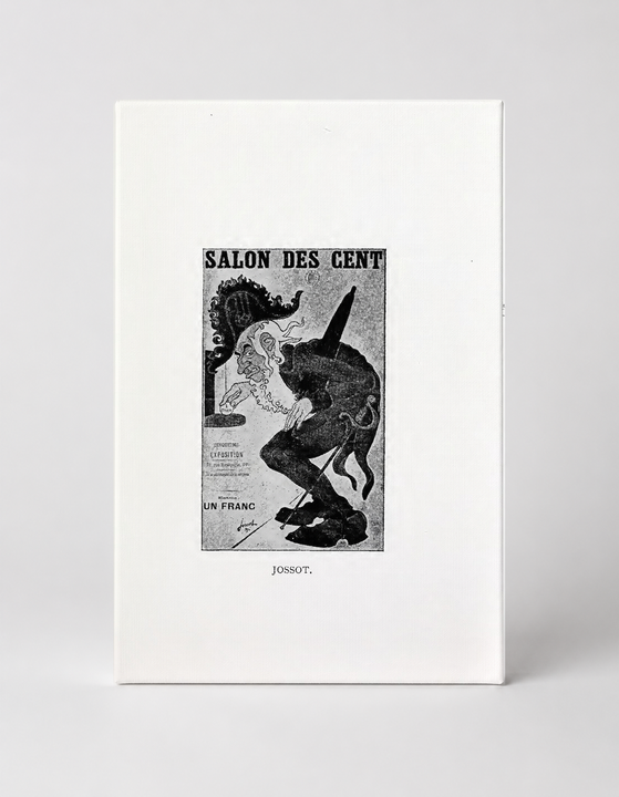 Salon des Cent Jossot - Belle Époque Vintage Exhibition Poster Wall Art