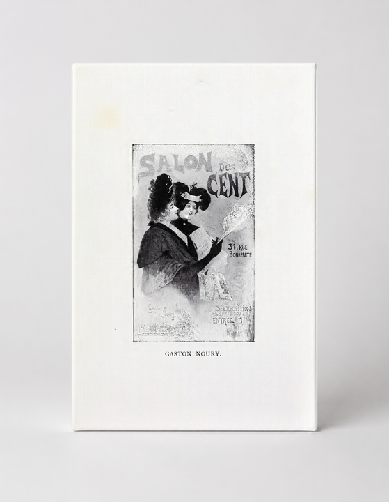 Salon des Cent 1890s - Belle Époque Vintage Poster Canvas Wall Art