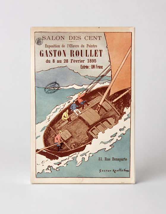 Salon des Cent Gaston Roullet 1895 - French Belle Époque Vintage Poster Wall Art