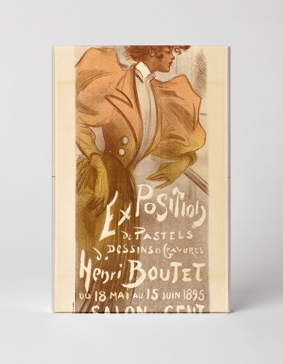 Exposition Henri Boutet 1895 - Art Nouveau Vintage Poster Wall Art