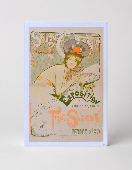 Salon des Cent Exposition Fin de Siècle 1890s - Art Nouveau Vintage Poster Wall Art