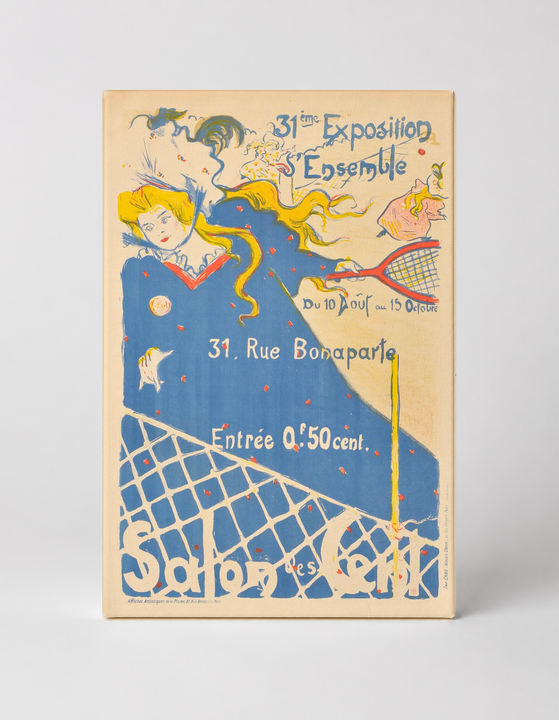 Salon des Cent 31st Exhibition 1896 - Art Nouveau Vintage Poster Wall Art