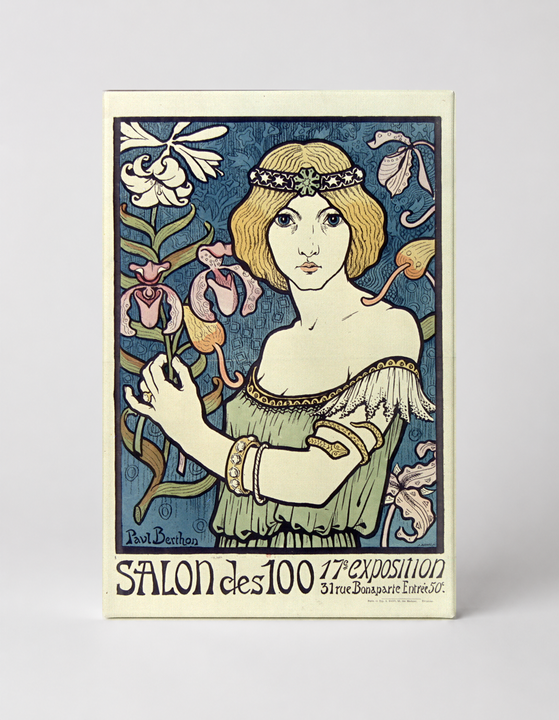 Salon des 100 17e Exposition 1896 - Art Nouveau Vintage Poster Wall Art