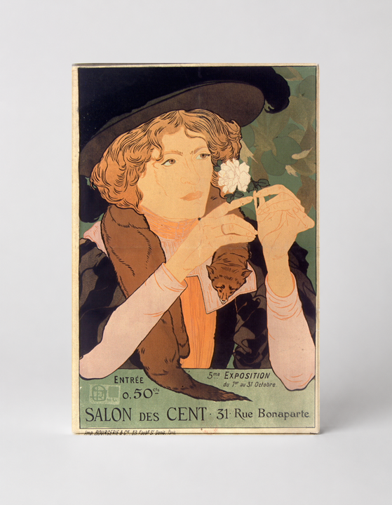 Salon des Cent 1896 - Art Nouveau French Exhibition Vintage Poster Wall Art