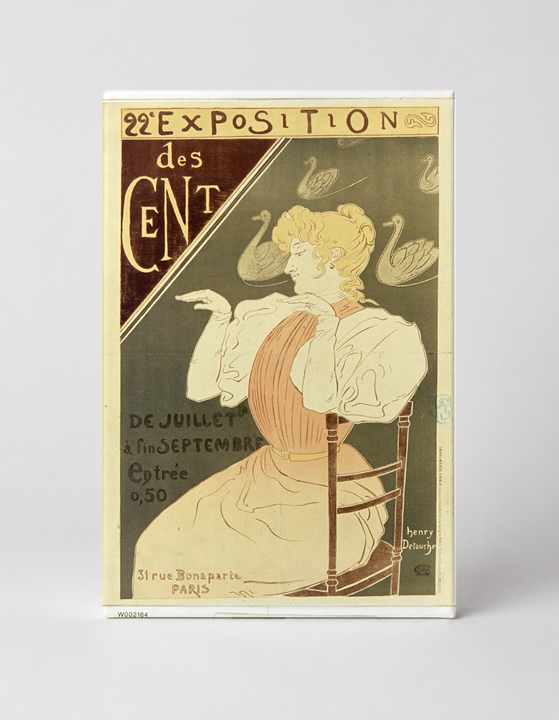 22e Exposition des Cent 1896 - Belle Époque Vintage Poster Wall Art