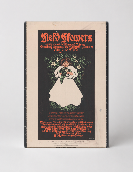 Field Flowers 1896 - Victorian Poetry Book Vintage Poster Wall Art