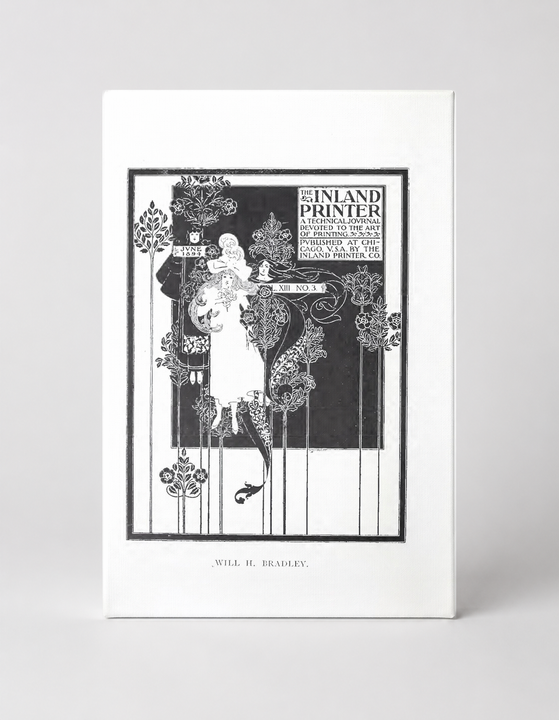 The Inland Printer June 1894 - Art Nouveau Vintage Poster Wall Art