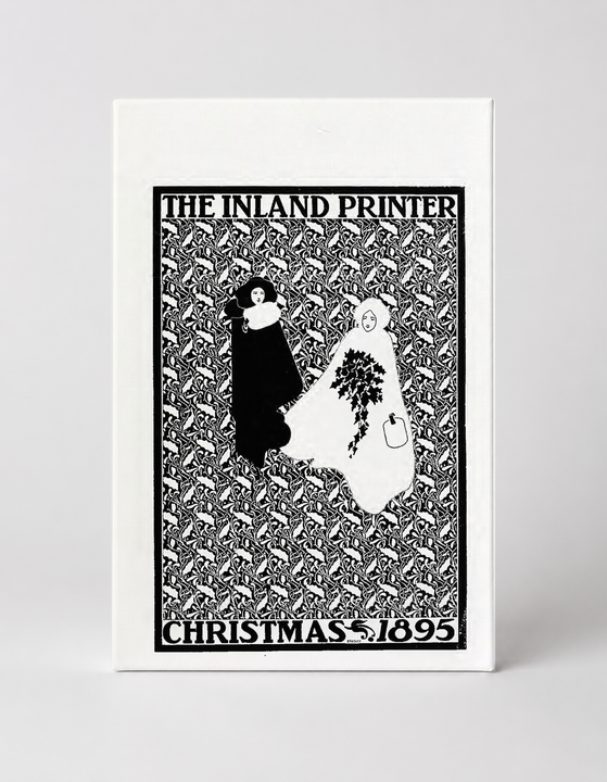 The Inland Printer Christmas 1895 - Art Nouveau Vintage Poster Wall Art