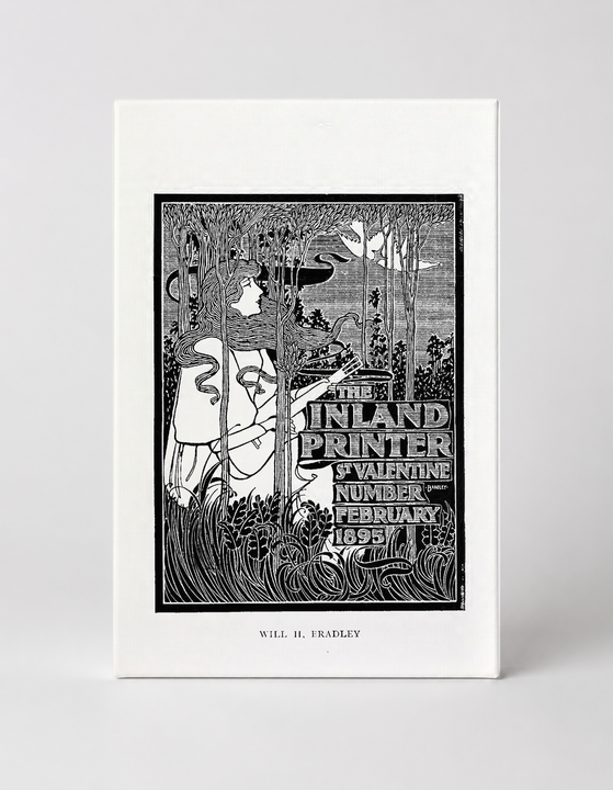 The Inland Printer St. Valentine Number 1895 - Art Nouveau Vintage Poster Wall Art