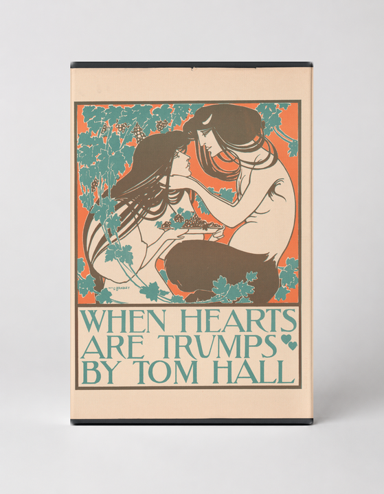 When Hearts Are Trumps by Tom Hall 1894 – Art Nouveau Vintage Poster Wall Art