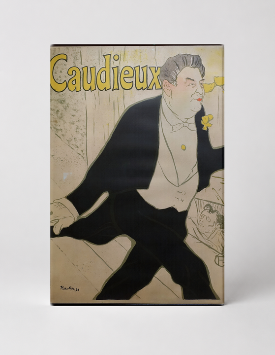 Caudieux 1893 - Belle Époque French Cabaret Vintage Poster Wall Art