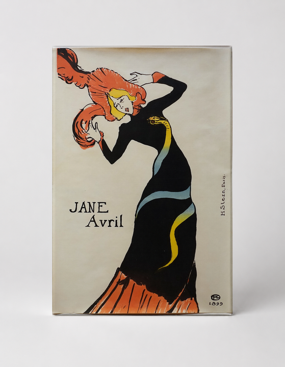 Jane Avril 1899 - Belle Époque Vintage Poster Canvas Wall Art