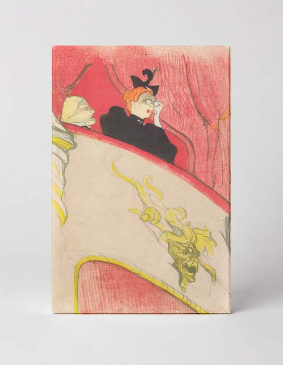 The Theatre Box 1890s - Belle Epoque Vintage Lithograph Poster Wall Art
