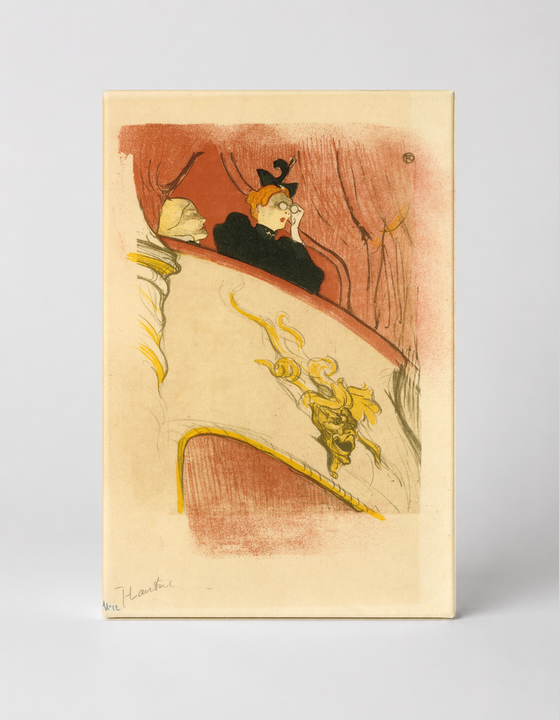 The Box at the Theatre 1896 - Belle Époque Vintage Poster Wall Art