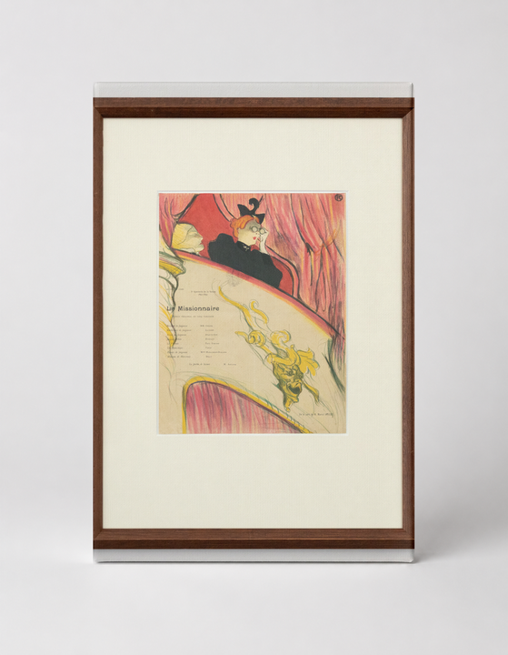 Le Missionnaire 1894 - Belle Époque Theatre Vintage Poster Wall Art
