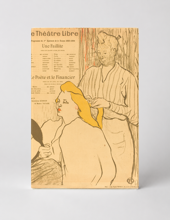 Le Théâtre Libre 1893 - Belle Époque Vintage Theatre Poster Wall Art