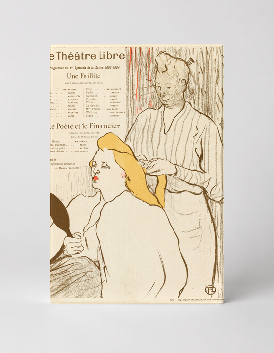 Le Théâtre Libre 1893 - Belle Époque French Theatre Vintage Poster Wall Art
