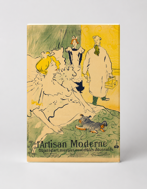 L'Artisan Moderne 1894 - Belle Époque French Advertising Vintage Poster Wall Art