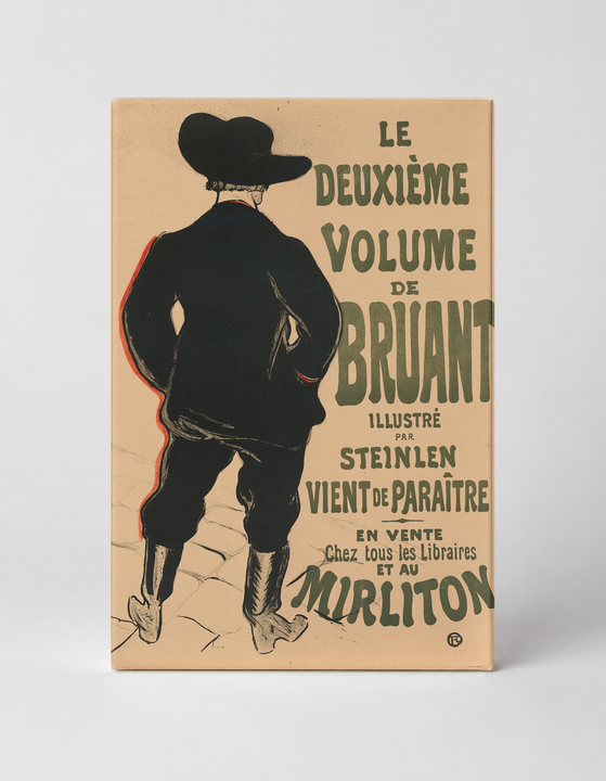 Le Deuxième Volume de Bruant 1890s - Belle Époque Vintage Poster Wall Art