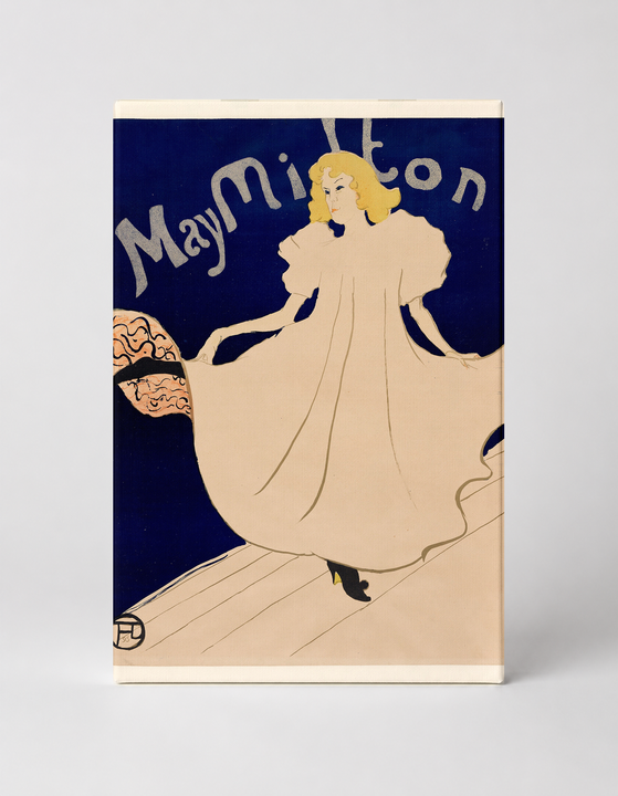 May Milton 1895 - Belle Époque Vintage Poster Canvas Wall Art