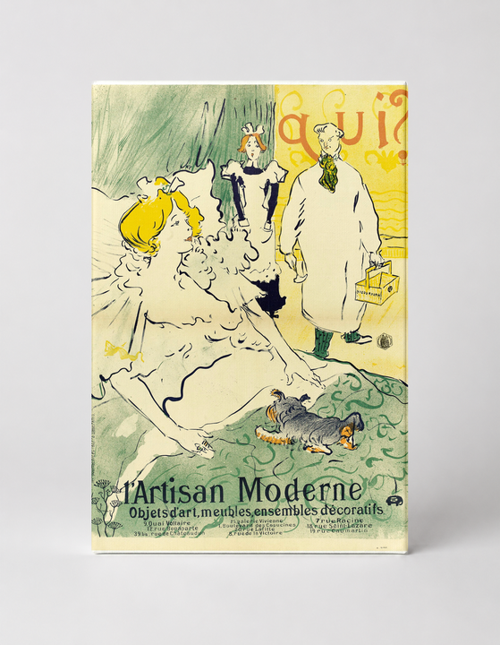 L'Artisan Moderne 1900 - Belle Époque French Advertising Vintage Poster Wall Art