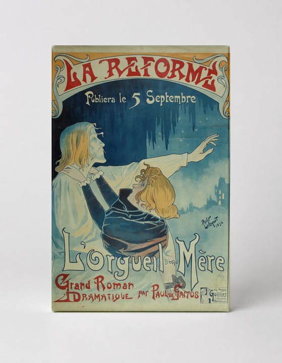 L'Orgueil d'une Mère 1896 - Art Nouveau French Vintage Poster Wall Art