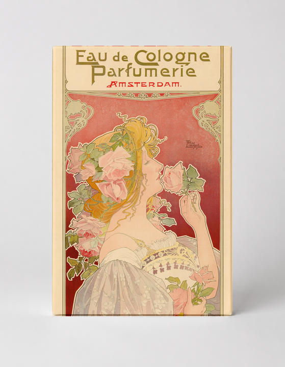 J.C. Boldoot Eau de Cologne Amsterdam 1890s - Art Nouveau Vintage Poster Wall Art
