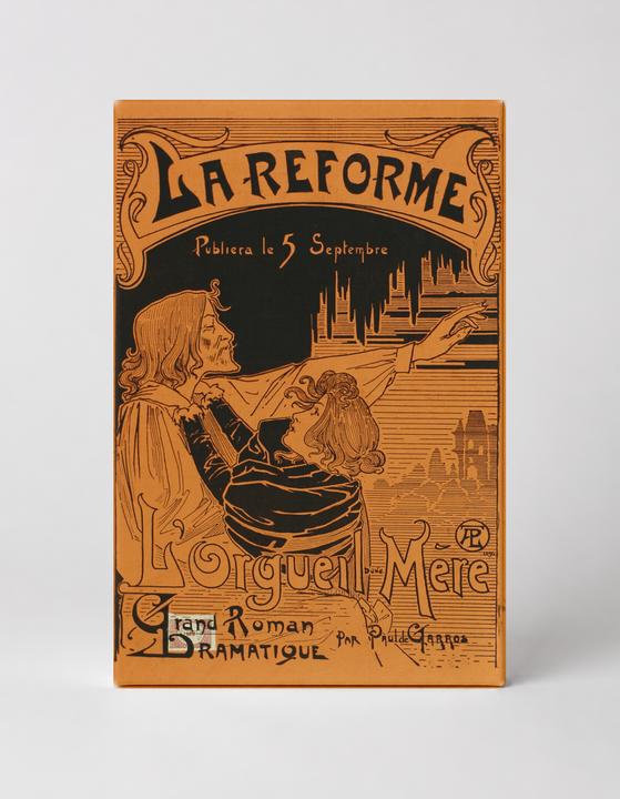 La Reforme L'Orgueil d'une Mere 1890s - Art Nouveau Vintage Poster Wall Art