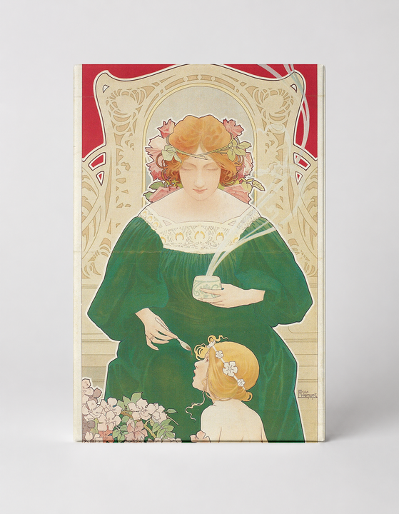 Helm Cacao 1900 - Art Nouveau Vintage Advertising Poster Wall Art