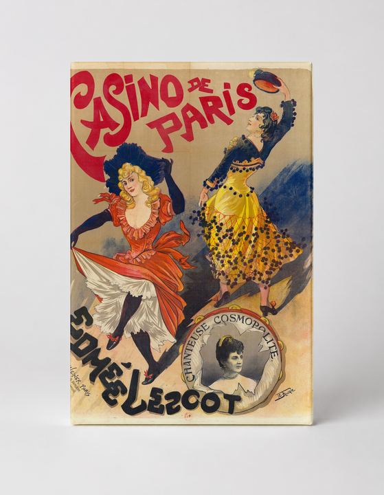 Casino de Paris Edmée Lescot 1890s - Belle Époque Vintage Poster Wall Art