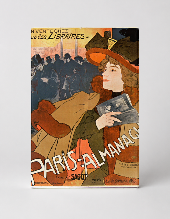 Paris-Almanach 1896 - Belle Époque Vintage French Poster Wall Art
