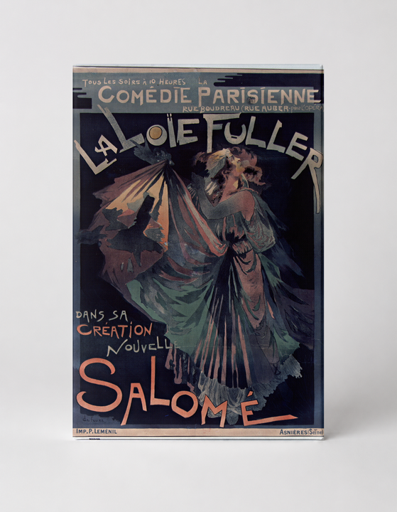 La Loie Fuller Salomé Comédie Parisienne - Art Nouveau Vintage Poster Wall Art