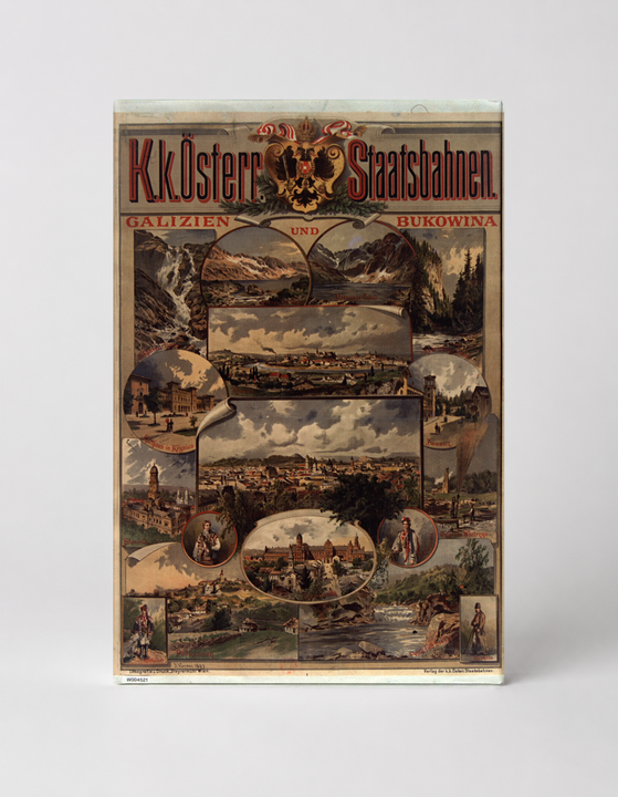 K.k. Österreichische Staatsbahnen Galicia Bukovina 1900s - Vintage Travel Poster Wall Art