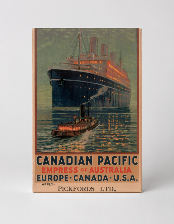 Canadian Pacific Empress of Australia 1920s - Vintage Travel Poster Wall Art