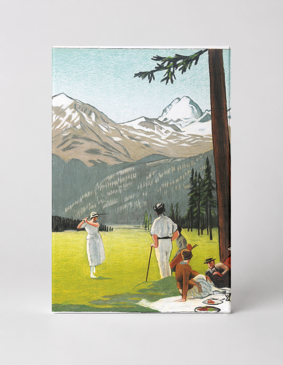 Palace Hotel St. Moritz Vintage Travel Poster Canvas Wall Art